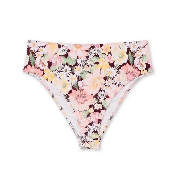 Target Ruffle Strap Floral Bikini Set 34C/XS - Picture 2 of 3